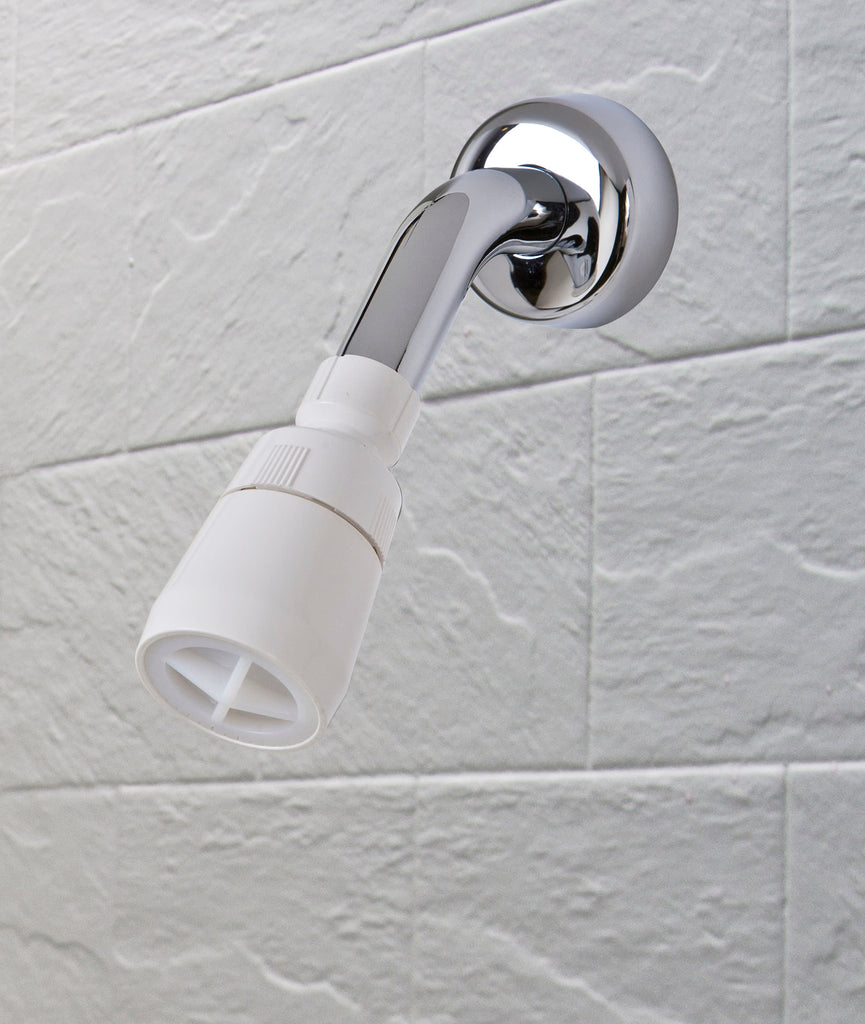 Shower Head, White Finish