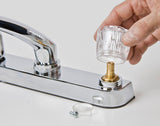 Acrylic Faucet Handle, Fits Standard J Broach